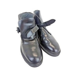 Bates Lites Buckle Chukka Boots Black High Gloss Uniform Duty Men’s 7 D E00083